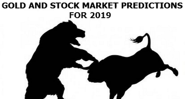 Gold and stock market predictions for 2019 are here. What a lot better time than now to turn over a whole new leaf? Fresh guidelines, new dreams, as well as new delusions